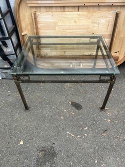 Glass Accent Table