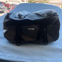 RTIC Black Waterproof Duffel Bag