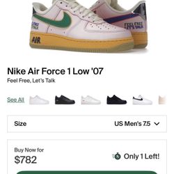 Feel Free Let’s Talk Air Force Ones