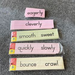 Adverbs, Adjectives, Verbs 