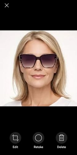 MARTHA STEWART Square Oversized Cat-Eye Fashion Sunglasses, UVA/UVB Protective