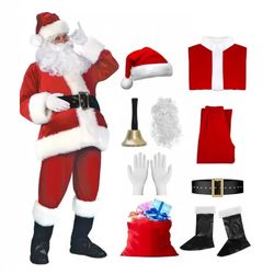 European and American New Style Santa Claus Clothes, Enlarged and Thickened Christmas Clothes, Classic Holiday Performance Clothes http://detail.m.168