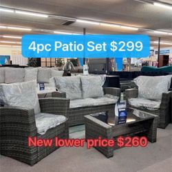 🚚Flash Deal🚚 4pc Outdoor Patio Furniture Set $260, Delivery Available 