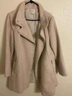 Women’s Coat- Loft Cream Peacot (size 14)