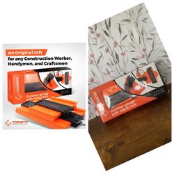 Contour Gauge Profile Tool – Coonsto Premium Construction Contour Tool for Professionals – Durable ABS Plastic Shape Gauge Duplicator – 5-inch and 10-