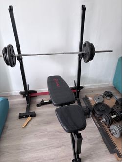 Marcy bench press bar weights