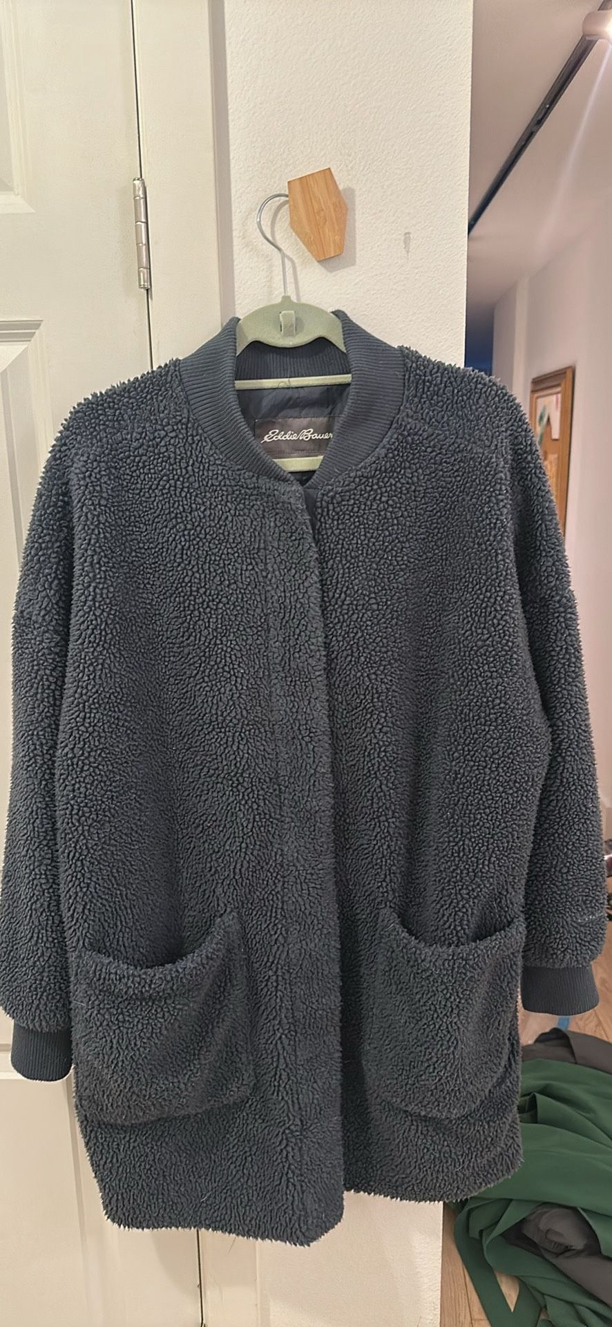 Eddie Bauer Sherpa Cardigan/Jacket