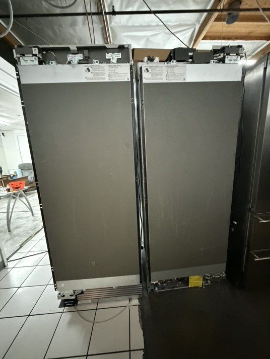 60" DACOR COLUMNS REFRIGERATOR AND FREEZER PANEL READY 