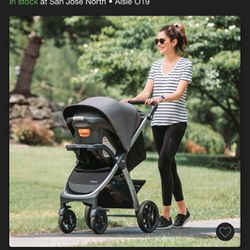 Car Seat With Stroller 3 In 1 