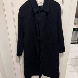 Tessuto Italiano Beila Men’s 42R Long Sleeve Winter Coat (Wool/Cash) 