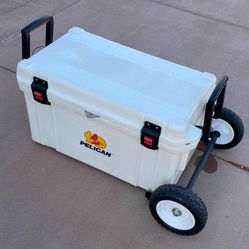Yeti / Pelican 65 QT 5-day Cooler With Wheels