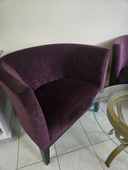 Purple chairs