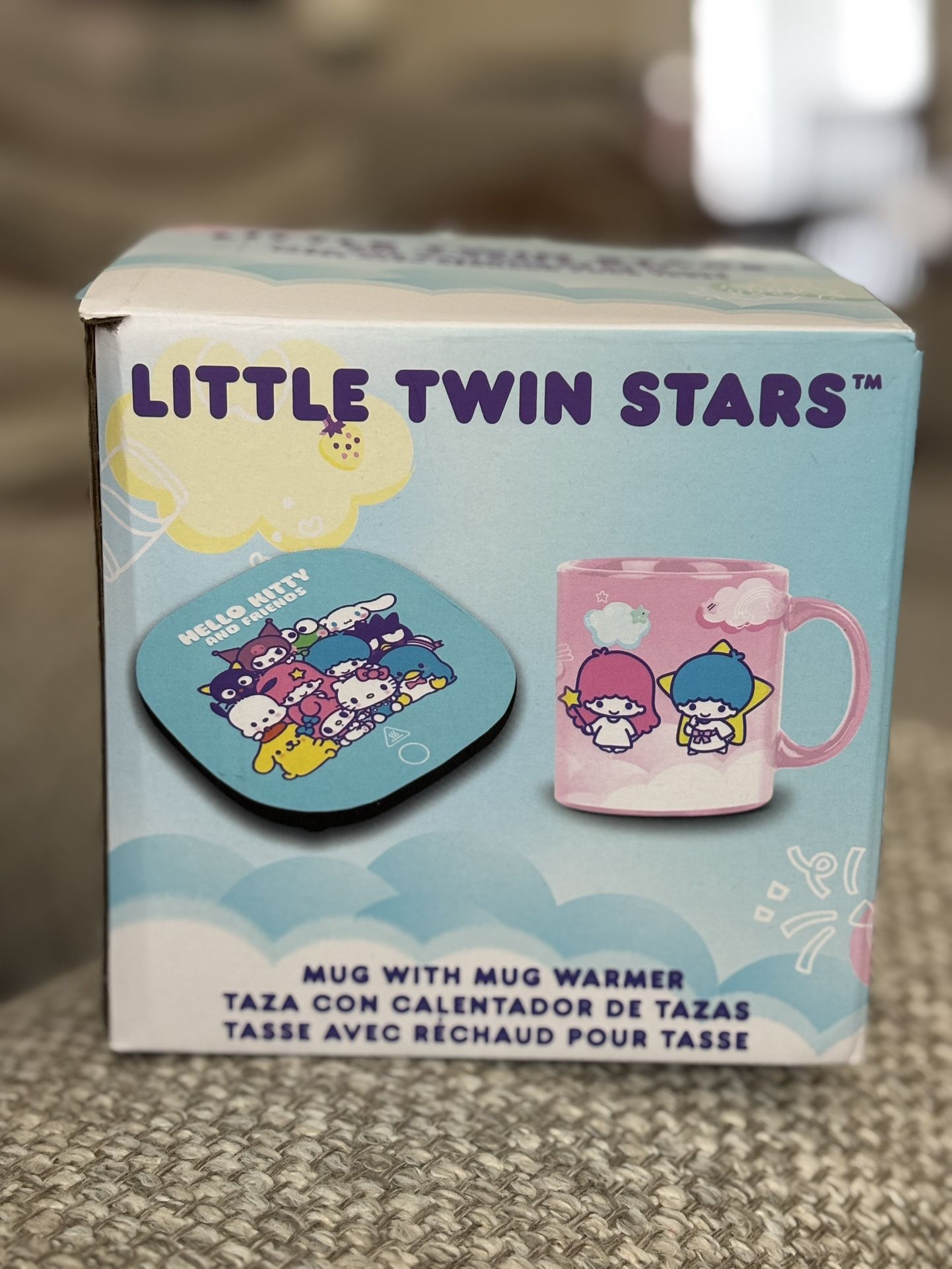 Little Twin Stars Mug w/ Mug Warmer (New)