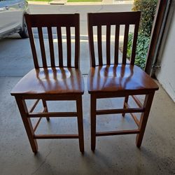 Pair Of Counter Height Bar Stools