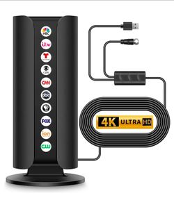 2026 TV Antenna for Smart TV, 3000+ Miles Range Digital HD TV Antenna Indoor with Amplifier Signal Booster