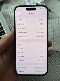 IPhone 16 128 gb T mobile