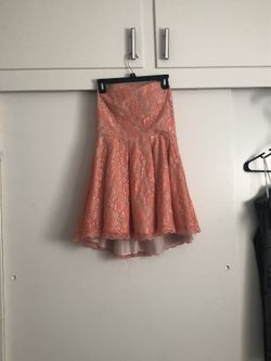 Strapless dress