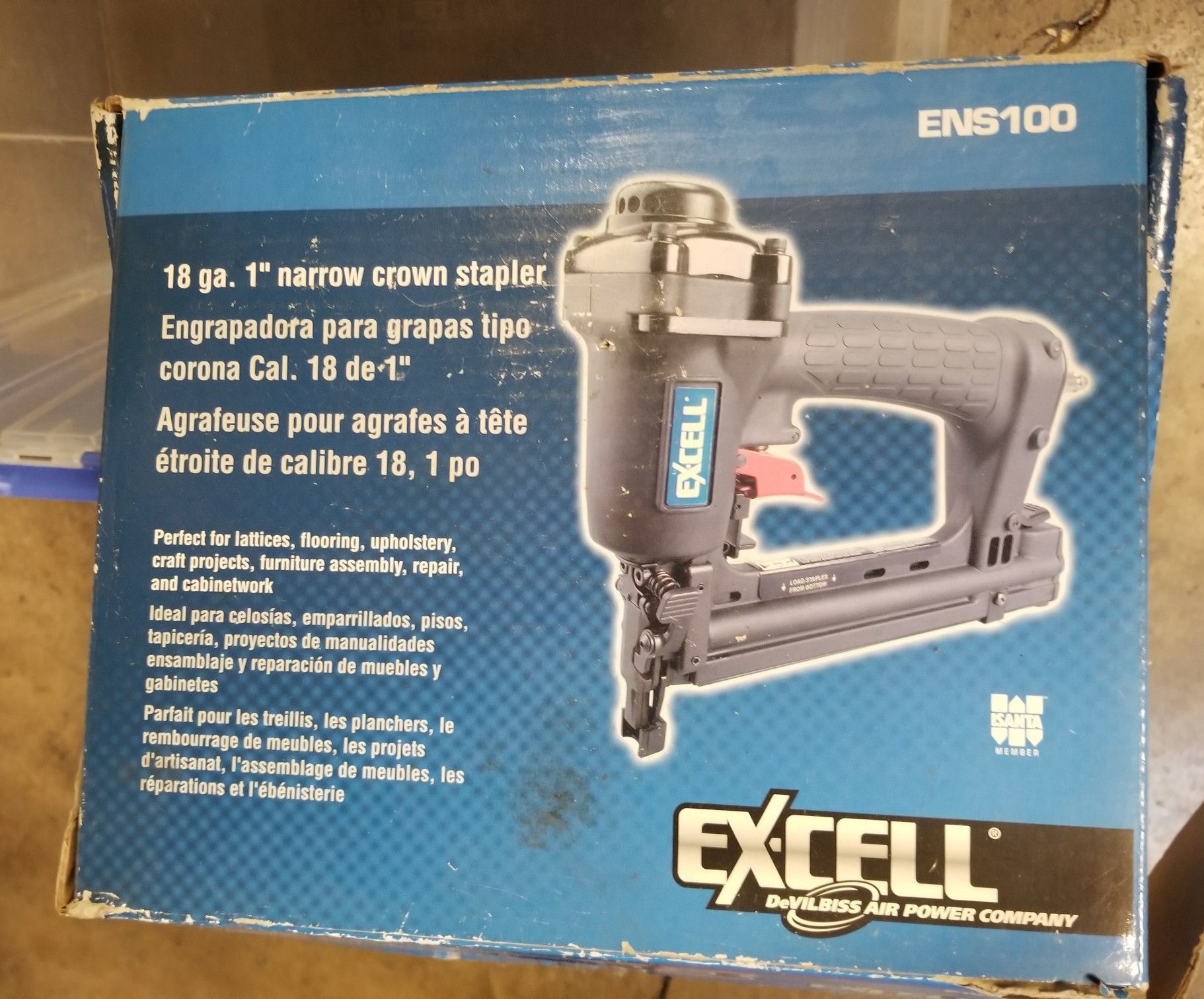 Finish nail gun stapler 18 ga