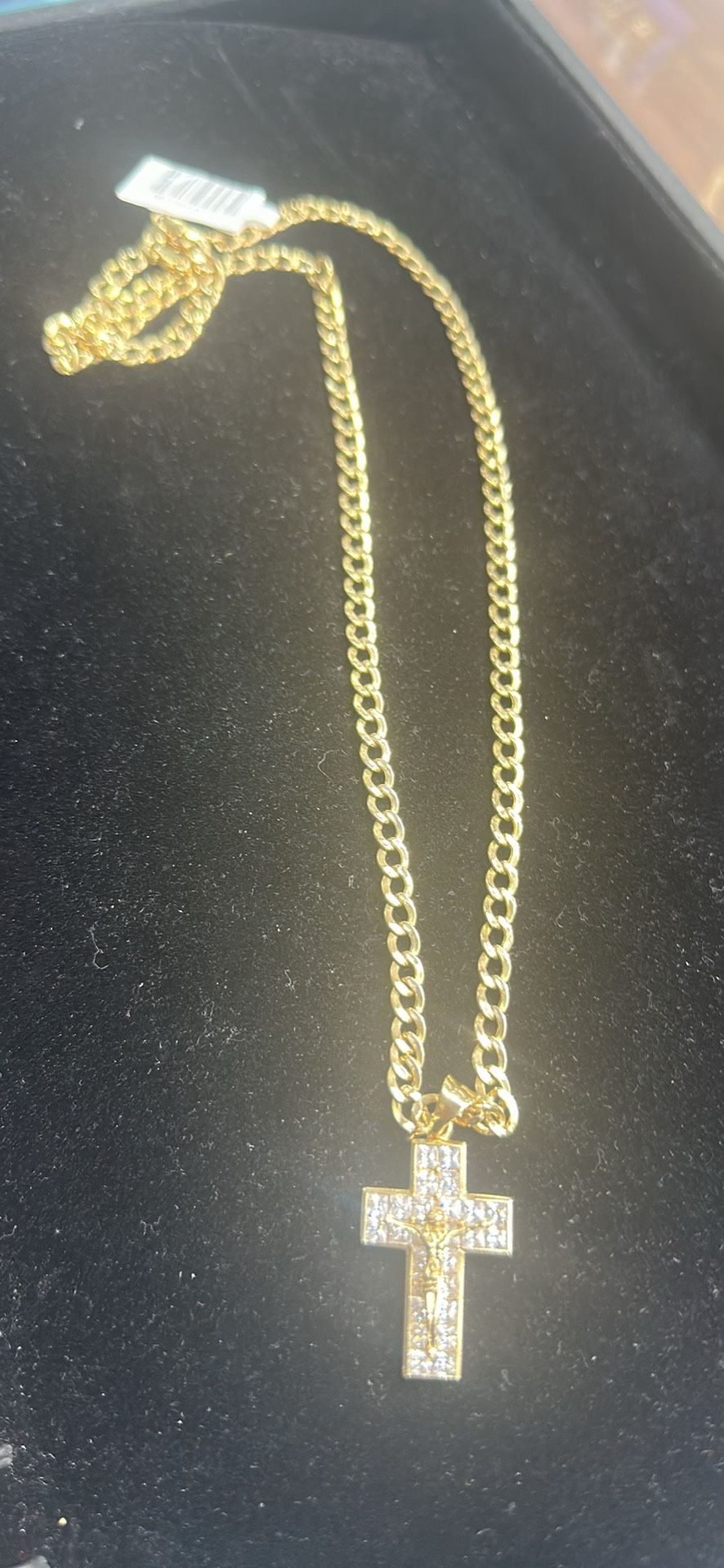 Gold Curb Link Chain