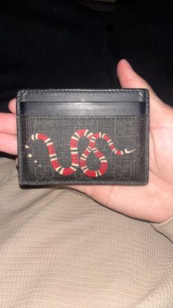 Gucci GG Supreme Kingsnake Card Holder