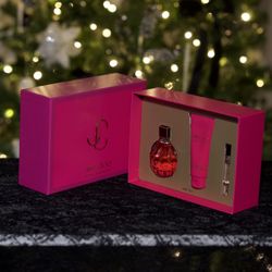 ✨ Jimmy Choo Rose Passion Perfume Gift Set – Full Size + Lotion + Travel Spray ✨