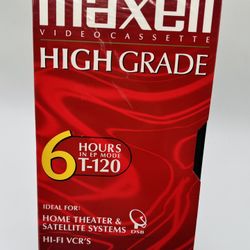 Sealed Maxell Recordable VHS (5)