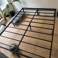 Queen Bed Frame - 14 Inches Tall, Steel