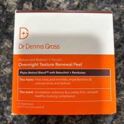 NEW DR DENNIS GROSS OVERNIGHT TEXTURE RENEWAL PEEL $20!!!