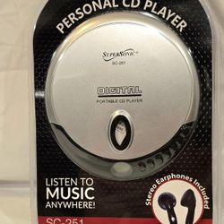 CD PLAYER , HEADPHONES INCLUDED