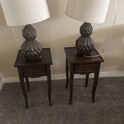 Night Tables With Lamps