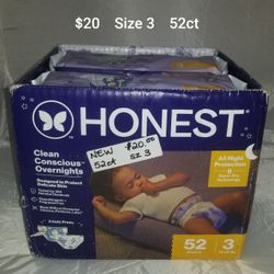 Honest Disposable Diapers .. NEW