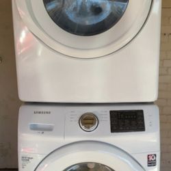 VERY NICE!!! SAMSUNG VRT 27” Front Loading Stackable Washer & Dryer Set!