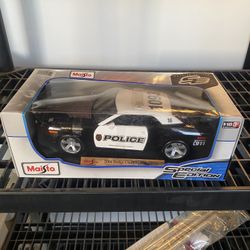 Collectible police car is new in its box I have had it for 10 years I have decided to sell it I am asking for 25 firm price only interested parties pl