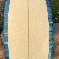 Vintage Reclaimed Paipo from a 1968 G&S Longboard One Of A Kind!