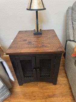 Three piece end tables