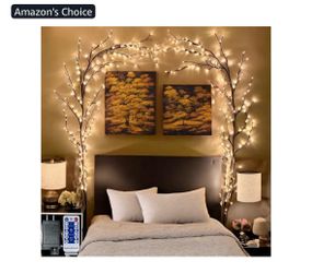 Brand New- DIY Vine Lights (Wall Decor) with Remote Control On/Off Timmer Dim,7.5Ft