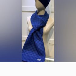 Louis Vuitton Scarf And Beanie Set