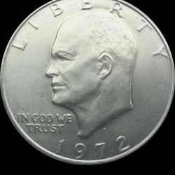 1972 D Ike Dollar 