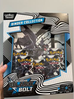 Black Bolt & White Flare Binder Collections Sealed New Pokemon