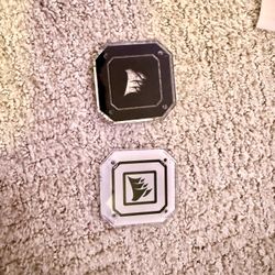 Corsair Elite Capellix Pump Caps – Black & White (New) 