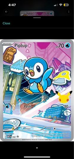 Pokemon Card “Piplup”