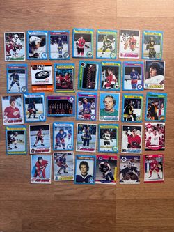 Vintage NHL Hockey Cards Lot 1970s-1990s