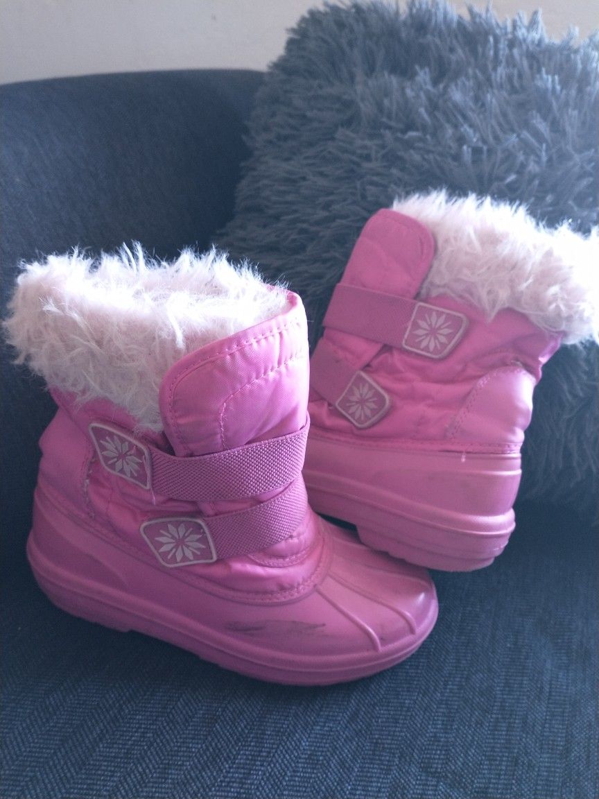 Girl Snow Boots Size 2 