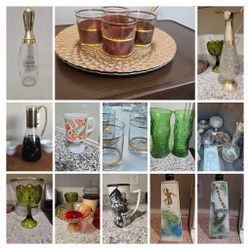 Vintage Glassware 20 Each