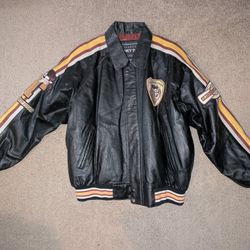 Leather XL Taz Tasmanian Devil Looney Toons Jacket Coat