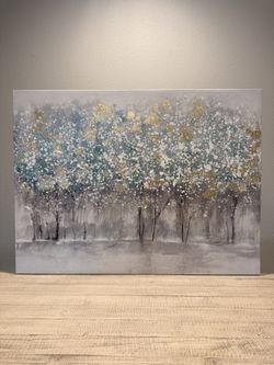 Frosty Forest Canvas Art