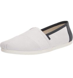 TOMS Mens Alpargata Classic Slip On Casual Shoes - White