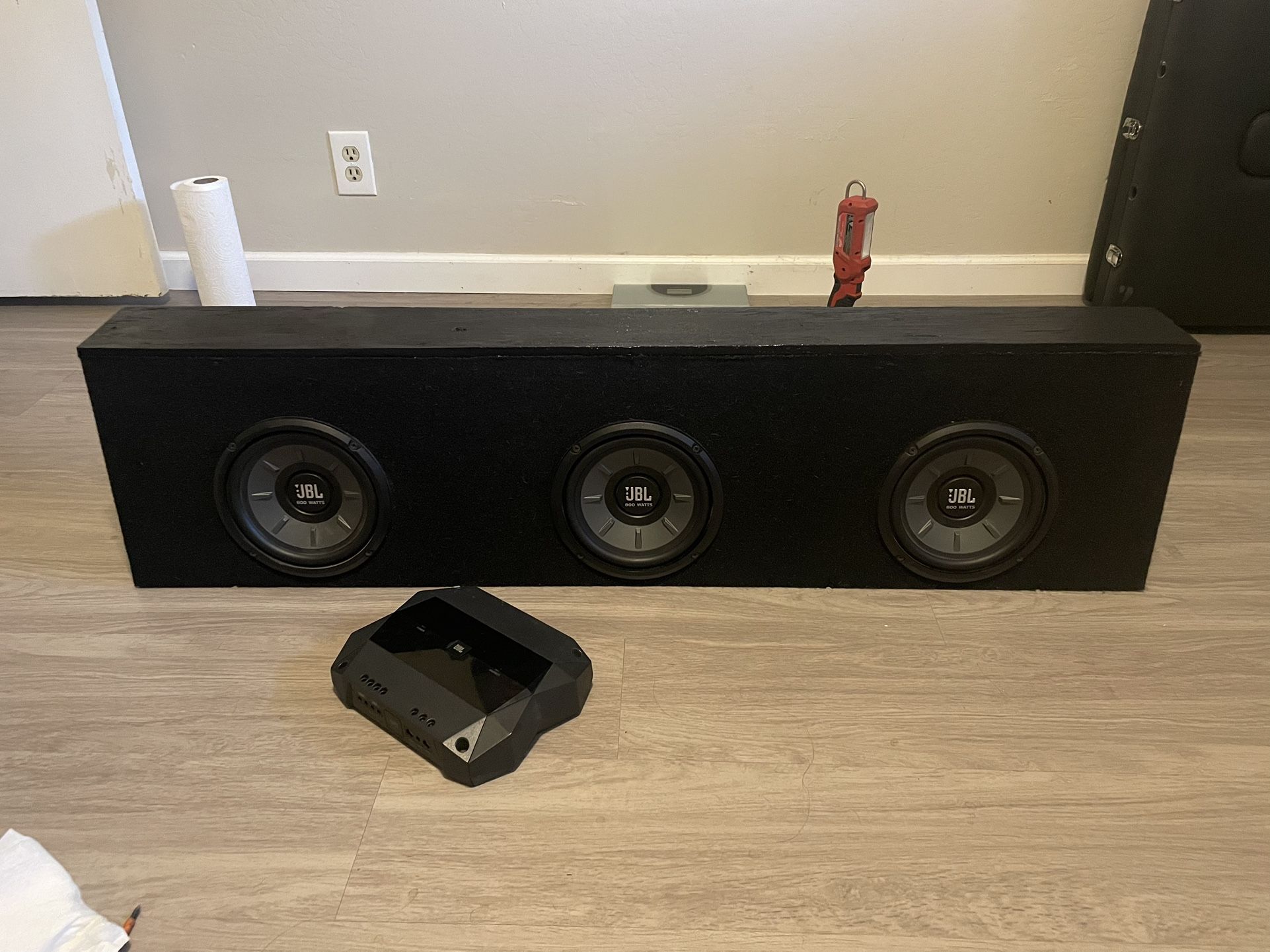 JBL Subwoofer, Box, And Amp