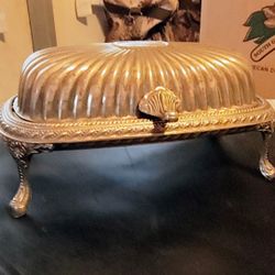 Reed & Barton 1(contact info removed) Early Victorian Era Butter Dish 