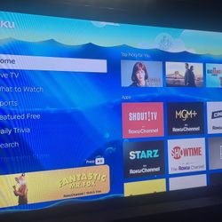LG 45 Inch Tv & Roku Device 